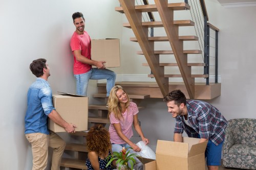 Professional removal service in Catford transporting packed household items