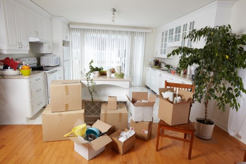 Professional van service loading furniture in Catford