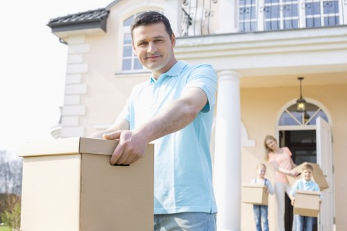 Local man and van team handling office and student moves