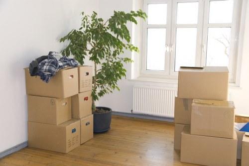 Safe and insured removal team transporting household items in Catford