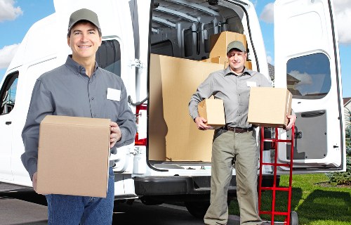 Professional mover reviewing a complaint procedure document
